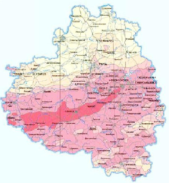 Радиация в пензенской области карта покрытия